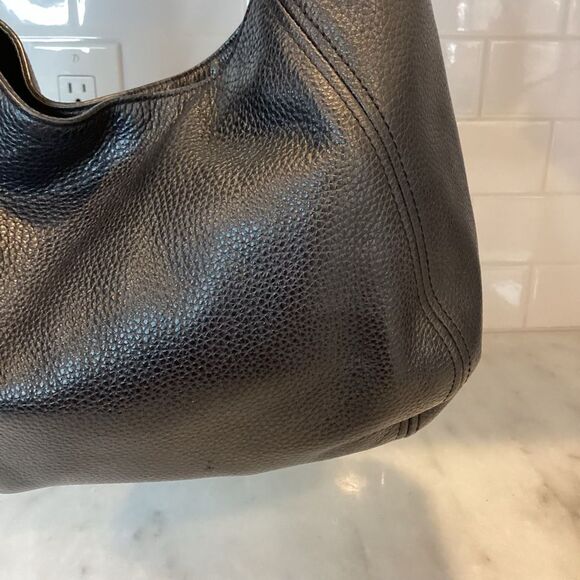 Michael Kors Fulton Pebbled Leather Slouchy Shoulder Bag EUC - Picture 6 of 15